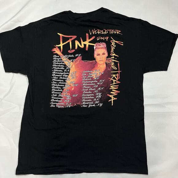 Pink 2019 Large Tour Concert T-Shirt‎ - Picture 2 of 4